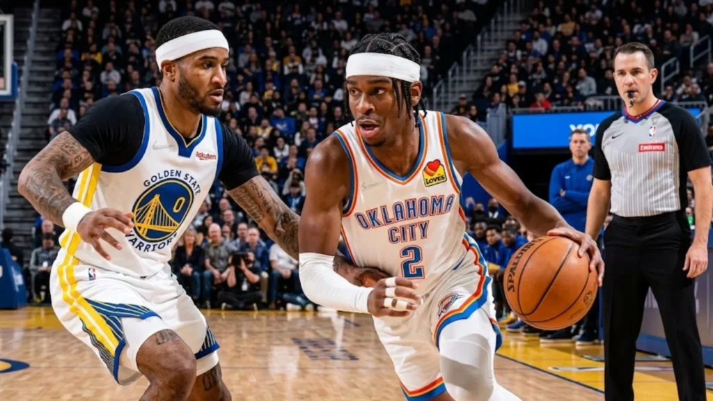 Warriors vs Thunder Match Stats