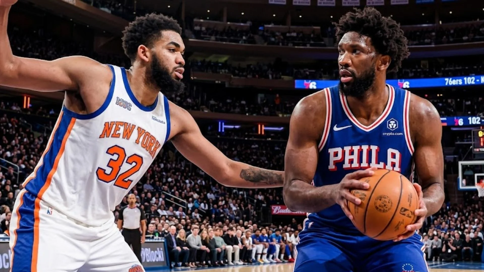Knicks vs 76ers match stats
