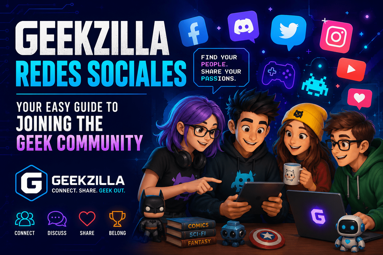 Geekzilla Redes Sociales